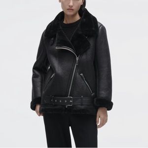 Double faced biker jacket